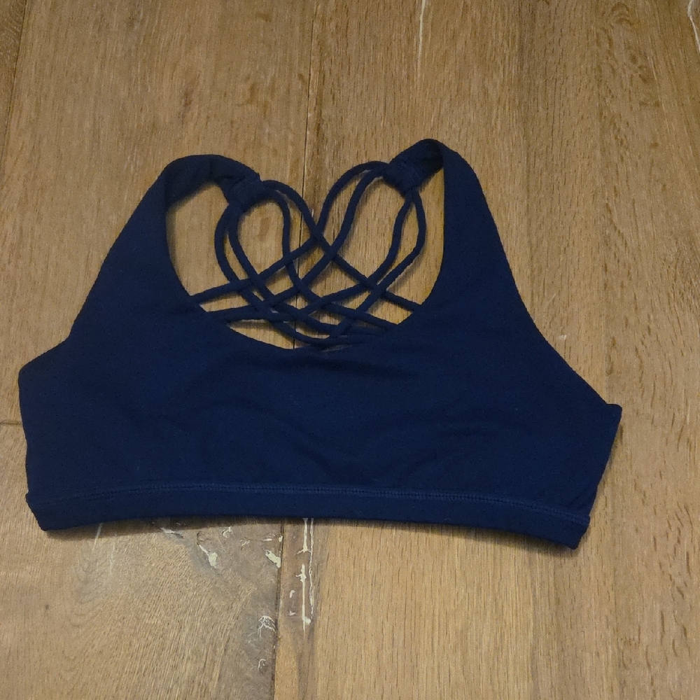 IAB MFG I Am Becoming Sports Bra Strappy Blue S 6